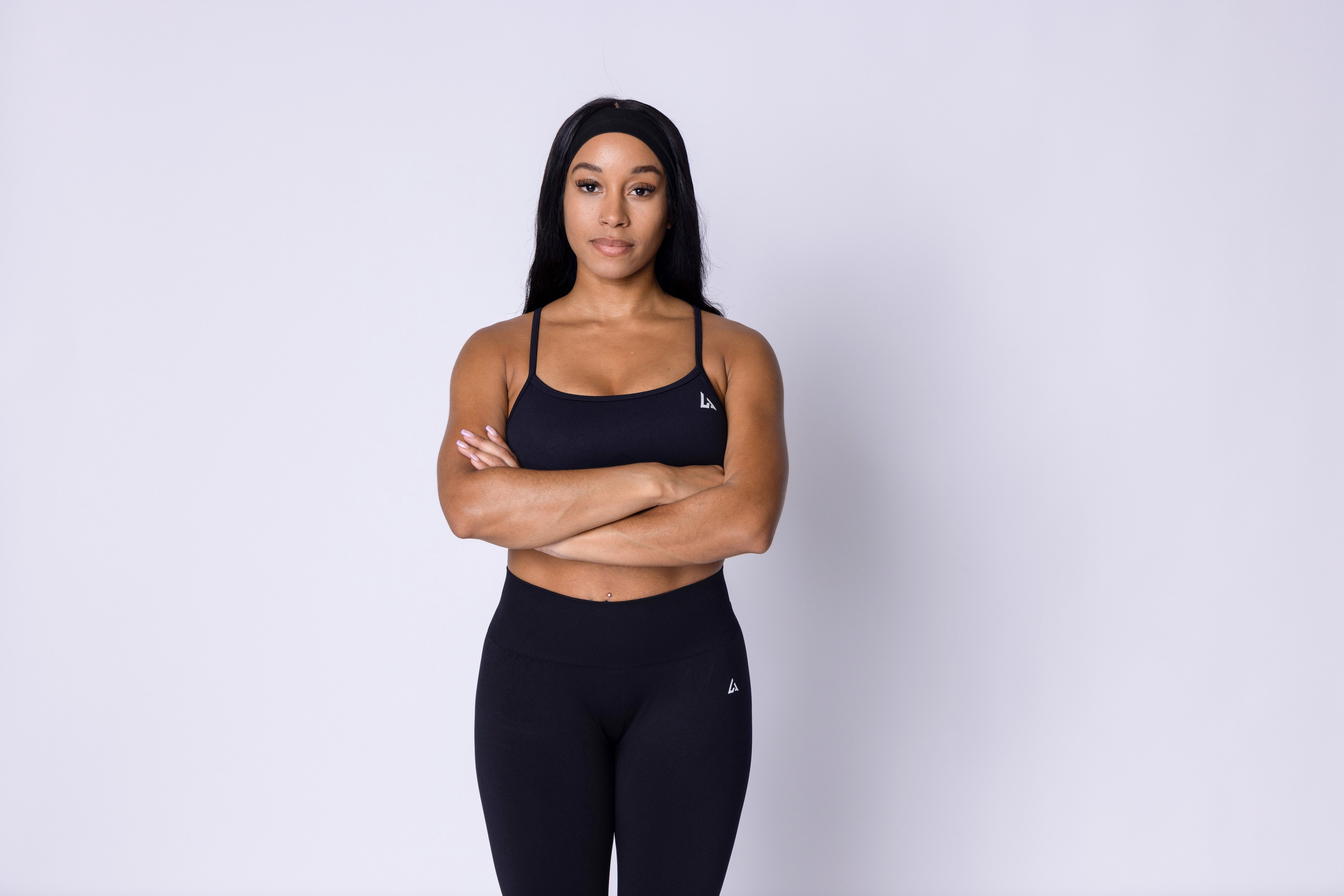 Alluring seamless sportswear bra