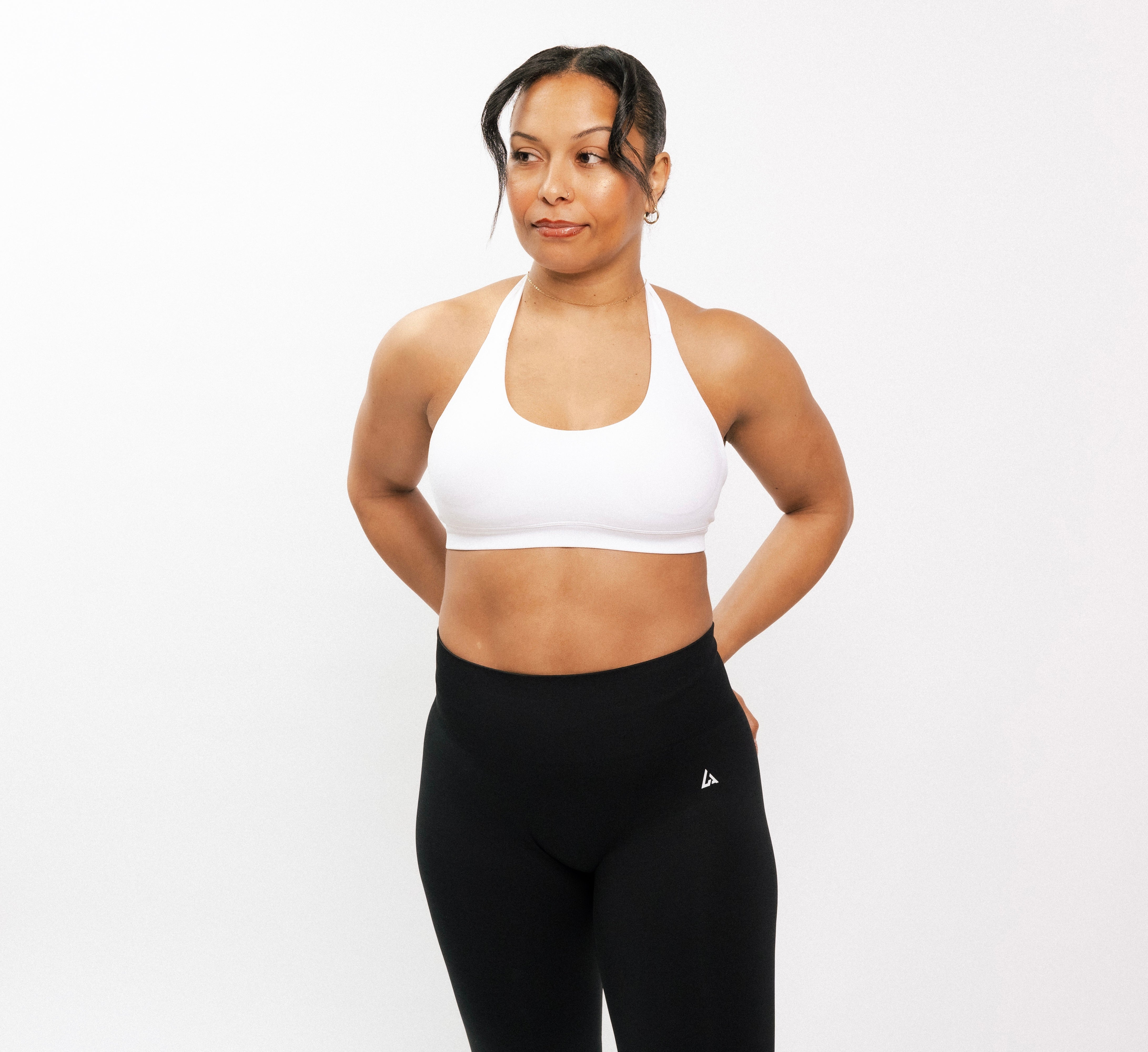 Flex Sculpt Halter Neck Sport Bra