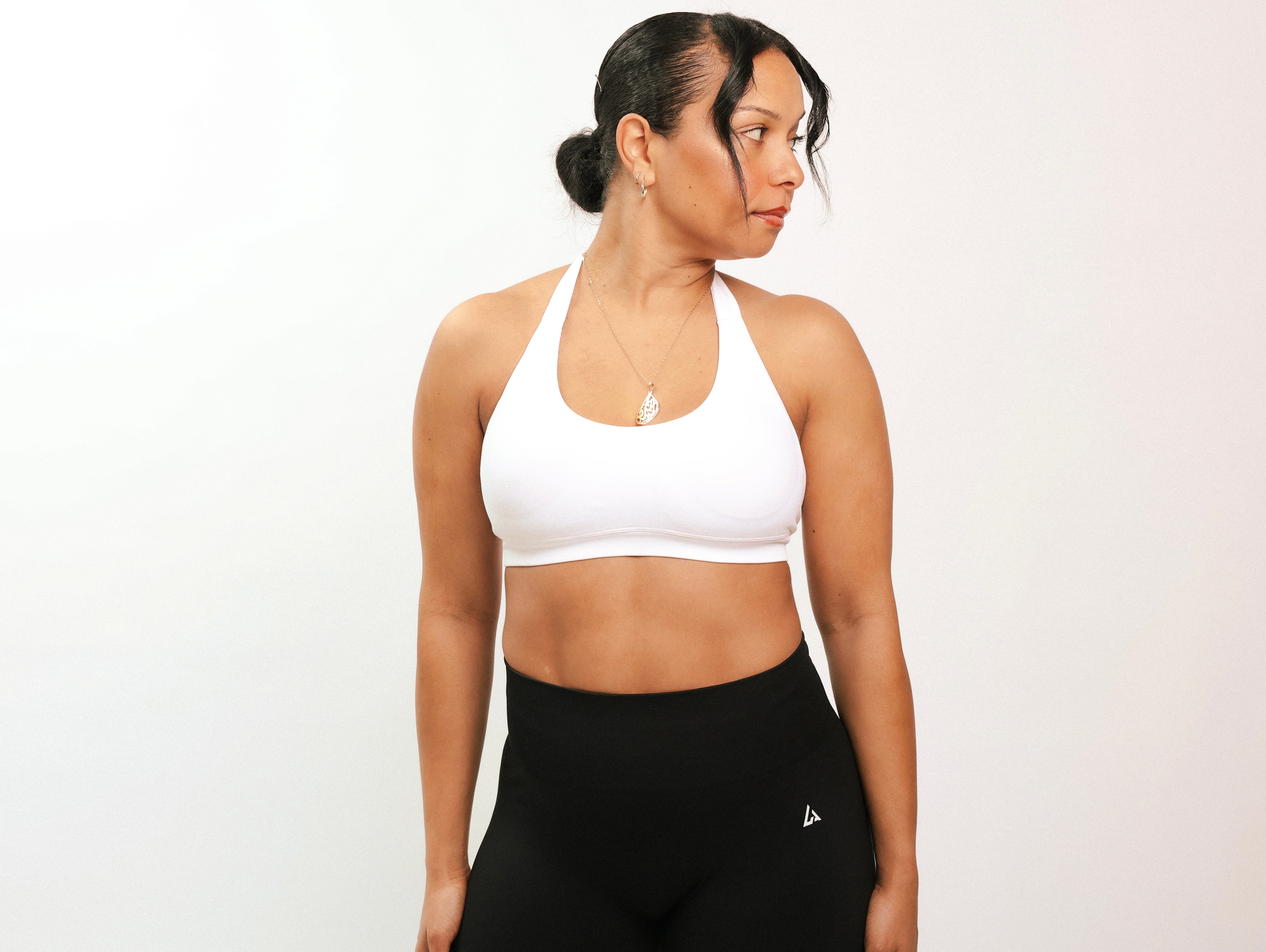 Flex Sculpt Halter Neck Sport Bra