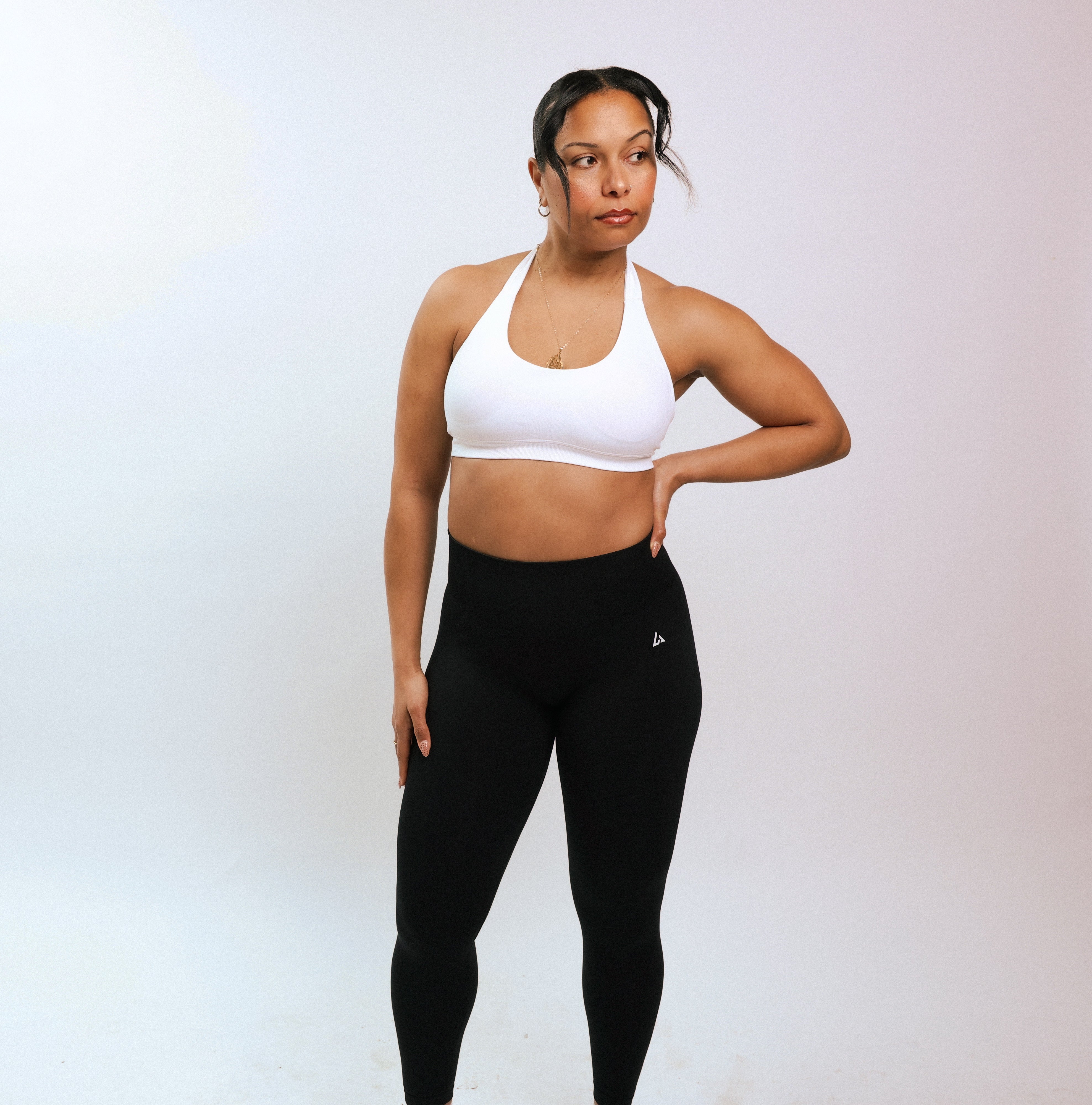 Flex Sculpt Halter Neck Sport Bra