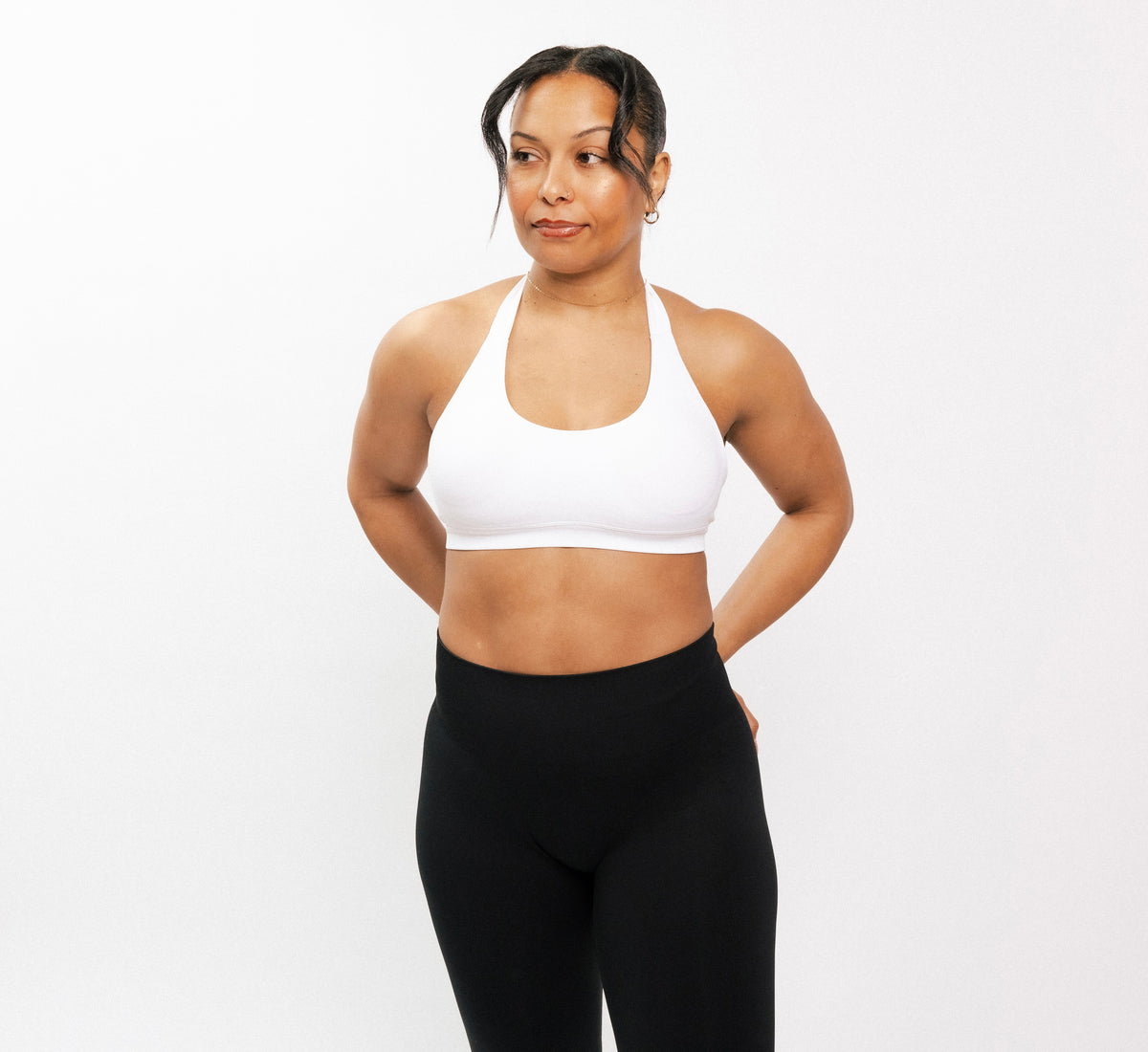 Flex Sculpt Halter Neck Sport Bra