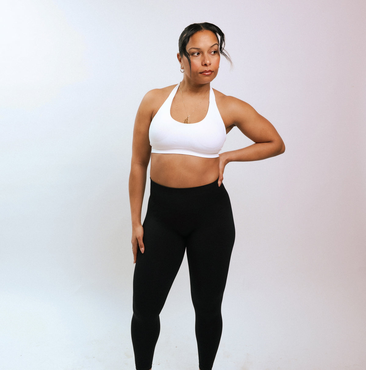 Flex Sculpt Halter Neck Sport Bra