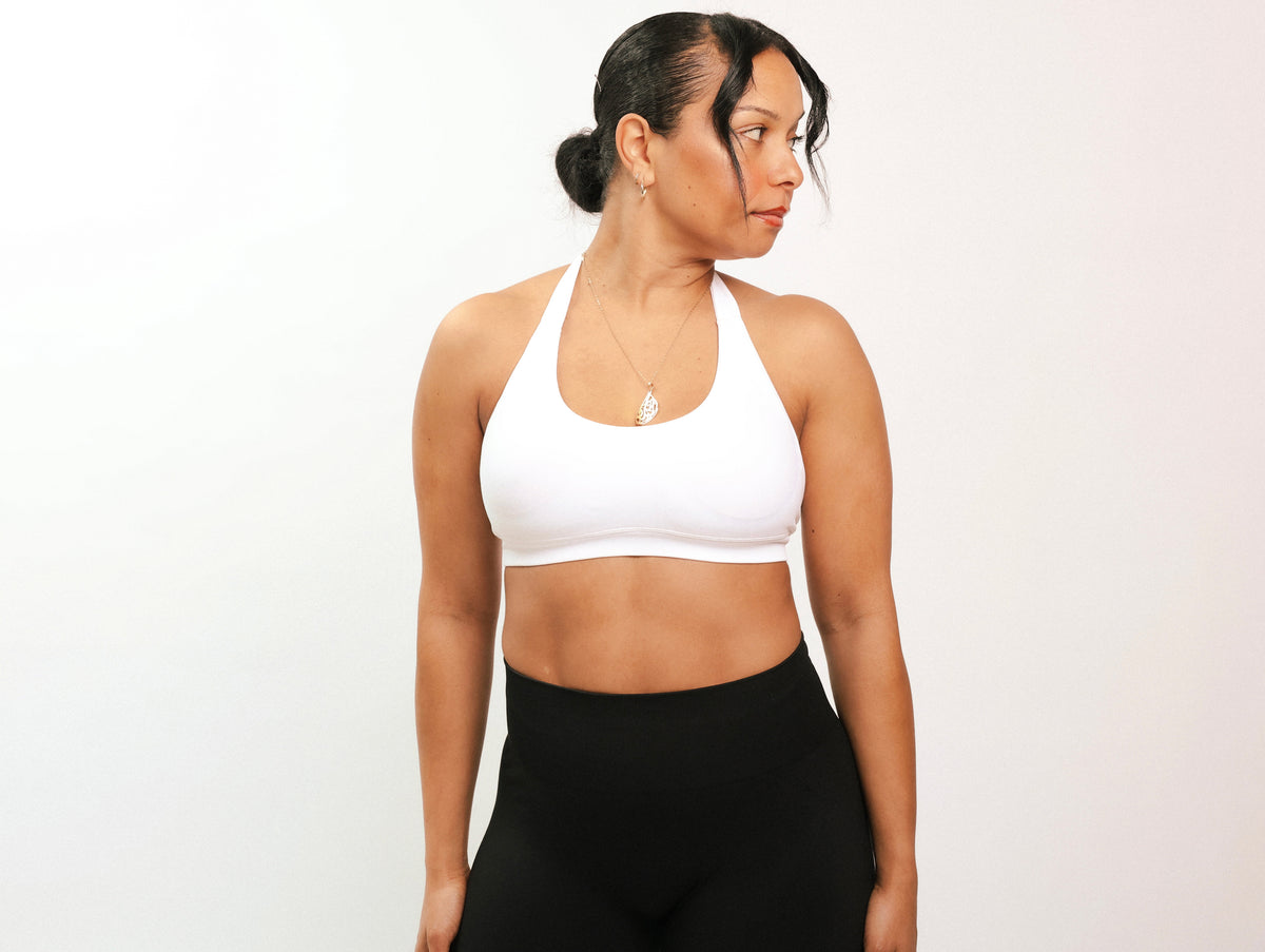 Flex Sculpt Halter Neck Sport Bra
